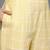 Women yellow embroidered thread work kurta with trousers & dupatta