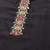 Women round neck embroidered liva kurta & trousers with dupatta