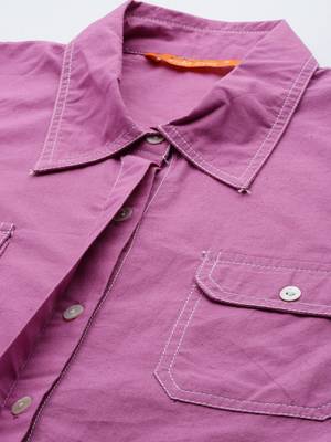 Kantha work cotton shirt with trousers 2