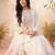 Women embroidered thread work pure cotton kurta with trousers & with dupatta
