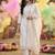 Women white ethnic motifs embroidered republic day kurta with trousers & with dupatta