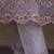 Lavender & pink floral embroidered thread work linen kurta set