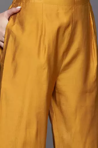 Women embroidered liva kurta with trousers & dupatta