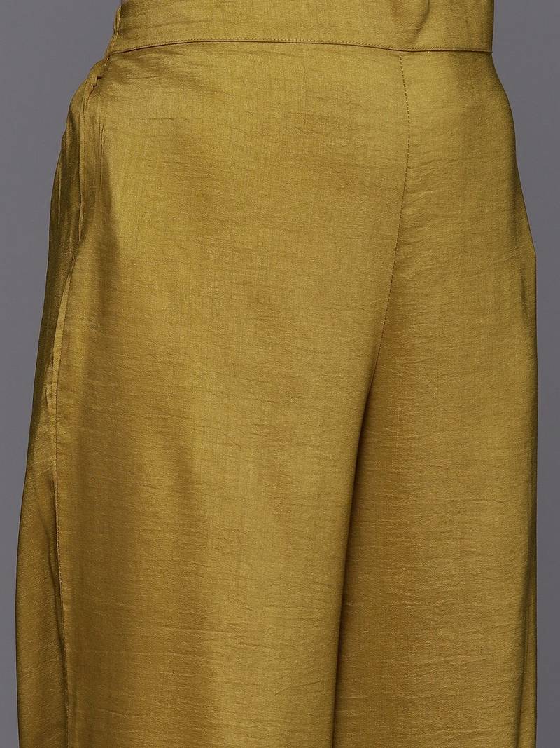 Women ethnic motifs embroidered regular sequinned kurta with trousers & dupatta
