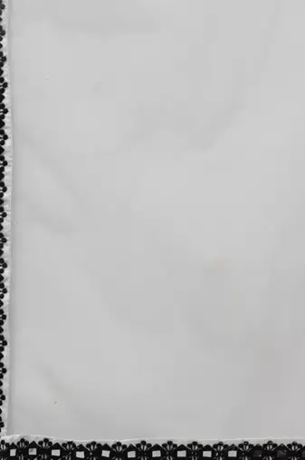 Women white yoke design regular kurta with palazzos & with dupatta