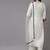 Women white yoke design regular kurta with palazzos & with dupatta
