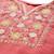 Women floral embroidered regular sequinned kurta with trousers & with dupatta
