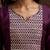 Yoke design embroidered regular kurta with trousers & with dupatta