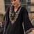 Women floral embroidered regular thread work kurta with trousers & with dupatta