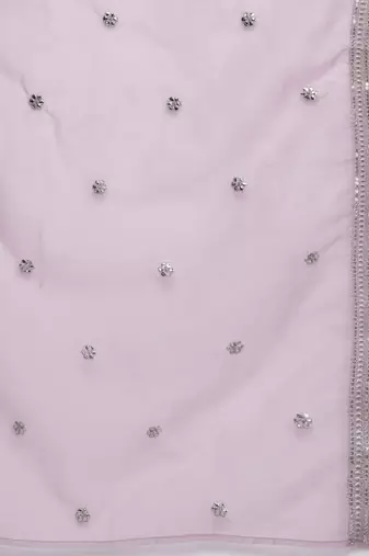 Ethnic motifs embroidered regular sequinned kurta with trousers & dupatta