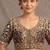Black italian silk heavy embroidered readymade blouse with real mirror and zari work