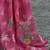 Floral yoke design thread work a-line kurta with trousers & dupatta