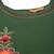 Floral embroidered thread work kurta with trousers & dupatta