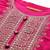 Women ethnic motifs yoke design regular sequinned kurta with trousers & dupatta