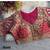 Ranipink italian silk heavy embroidered readymade blouse with real mirror and zari work