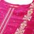 Women floral yoke design regular sequinned kurta with trousers & dupatta