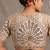 White italian silk heavy embroidered readymade blouse with real mirror and zari work