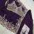 Purple real premium silk stitched shrug suit with embroidery work
