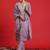 Ethnic motifs embroidered sequinned straight kurta & trousers with dupatta