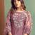 Floral embroidered regular thread work kurta with trousers & dupatta