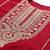 Women ethnic motifs embroidered panelled liva kurta with trousers & with dupatta