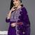 Women floral embroidered thread work kurta with trousers & with dupatta