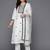 Women embroidered regular thread work kurta with trousers & dupatta
