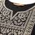 Yoke design zari liva kurta with trousers & dupatta