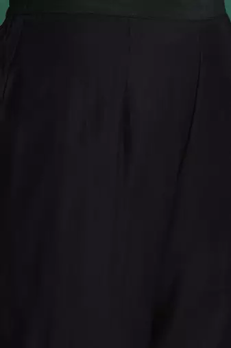 Yoke design zari liva kurta with trousers & dupatta