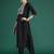 Yoke design zari liva kurta with trousers & dupatta