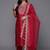 Plus size ethnic motifs embroidered sequinned liva kurta with trousers & dupatta