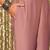 Yoke design regular thread work kurta with trousers & with dupatta