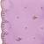 Purple floral yoke design thread work straight kurta with trousers & dupatta