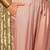 Floral embroidered round neck thread work straight kurta with trousers & dupatta