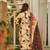 Brown cambric cotton printed kurti farsi salwar dupatta set