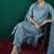 Ethnic motifs embroidered regular thread work kurta with trousers & dupatta