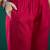 Embroidered sequinned chanderi silk straight kurta with trousers & dupatta