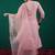 Embroidered regular sequinned straight kurta with trousers & dupatta