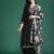 Ethnic motifs embroidered thread work kurta with salwar & with dupatta