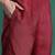 Ethnic motifs yoke design sequinned kurta with trousers & dupatta