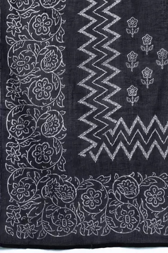 Women ethnic motifs printed regular pure cotton kurta with trousers & with dupatta