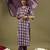 V-neck paisley printed regular pure cotton kurta set