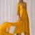 Floral embroidered empire liva a-line kurta with palazzo & dupatta