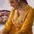 Floral embroidered empire liva a-line kurta with palazzo & dupatta