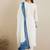 Ethnic motifs embroidered thread work pure cotton kurta with trousers & dupatta