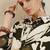 Floral printed sequinned shirt collar straight kurta with trousers