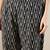 V neck printed pleated pure cotton straight kurta with trousers