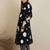 V neck printed pleated pure cotton straight kurta with trousers