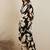 Floral printed regular sequinned kurta with trousers