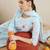Round neck ethnic embroidered pure cotton kurta with trouser & dupatta